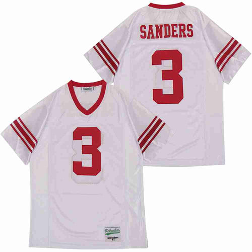 Barry Sanders High School Jersey Wichita North High Kansas White