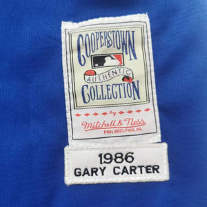 Gary Carter 1986 New York Mets Jersey Mitchell & Ness blue