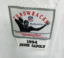 Jesse Sapolu 1994 San Francisco 49ers Jersey Mitchell & Ness white