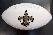 New Orleans Saints Full Size logo Autograph Signature Football
