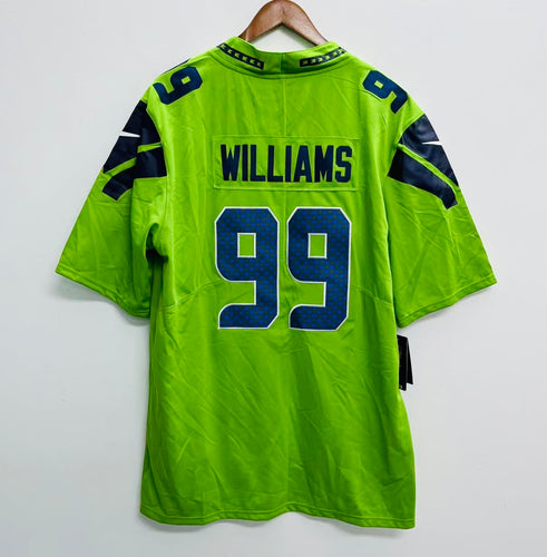 Leonard Williams Seattle Seahawks  Official NFL Jersey Nike Neon green