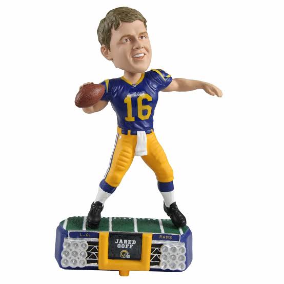 Jared Goff Los Angeles Rams Bobblehead Forever Collectibles