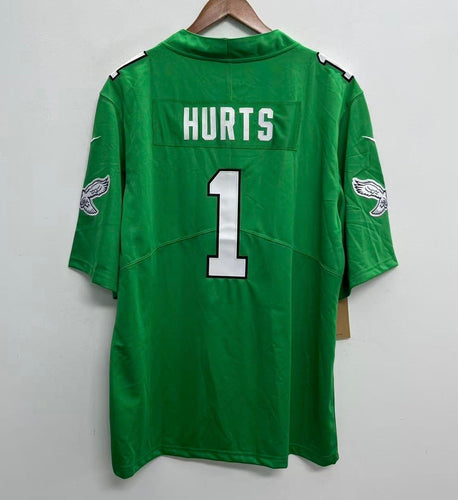 Jalen Hurts Philadelphia Eagles official Nike NFL Jersey Kelly Green