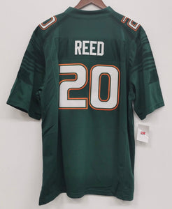 Ed Reed Miami Hurricanes Jersey Green