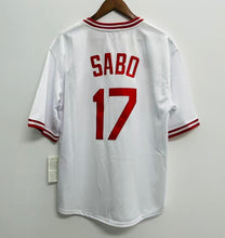 Chris Sabo Cincinnati Reds Official MLB Jersey Mitchell & Ness