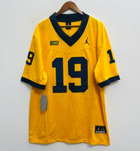 Bryce Underwood Michigan Wolverines Official NCAA Jersey yellow