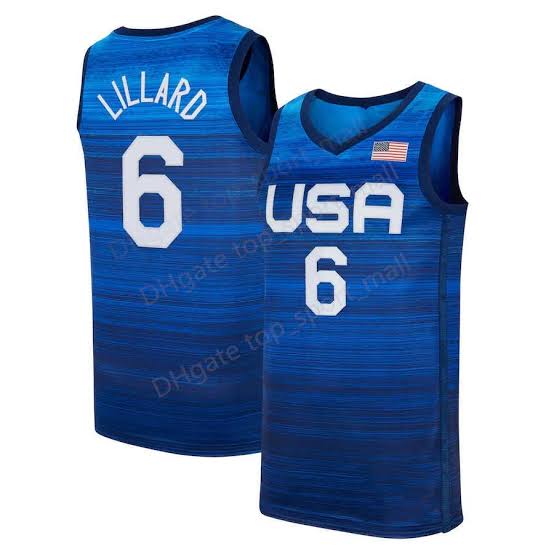 Damian Lillard USA Basketball Olympic Nike Jersey
