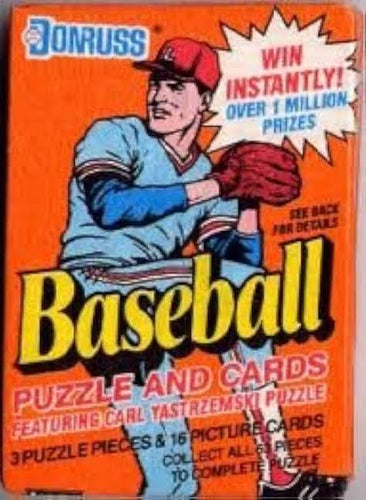 1990 Donruss baseball wax box 36 packs