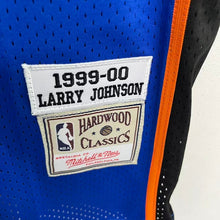 Larry Johnson New York Knicks Official NBA Mitchell & Ness Jersey blue
