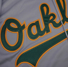 Willie McGee Oakland A’s Athletics 1990 World Series Jersey Majestic gray