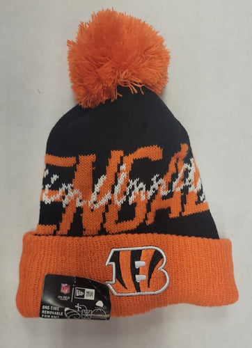 Cincinnati Bengals NFL New Era winter Hat with Pom Pom