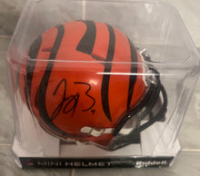 Joe Burrow Autographed Cincinnati Bengals Mini Helmet with COA