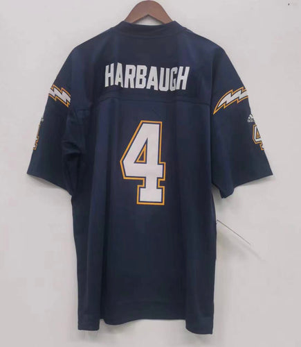 Jim Harbaugh San Diego Chargers Jersey blue