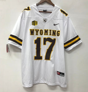 Josh Allen Wyoming Cowboys Official NCAA Jersey Nike white