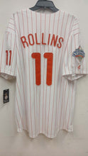Jimmy Rollins Philadelphia Phillies Jersey 2008 World Series white pinstripes