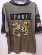 Nick Chubb Cleveland Browns military salute to service Jersey