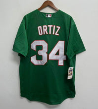 David Ortiz Green St. Patrick’s Day Boston Red Sox Official MLB Jersey