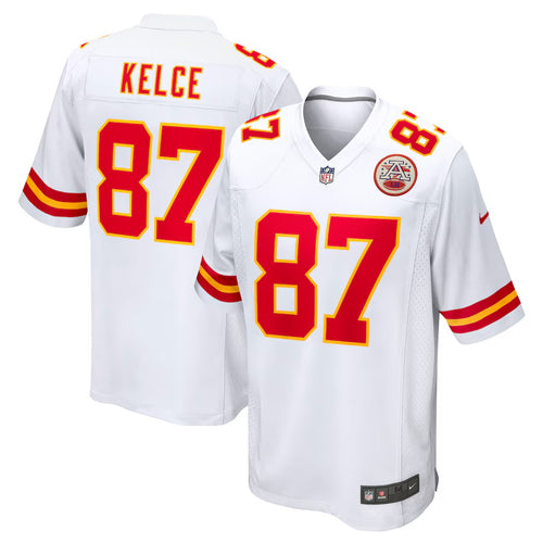 Travis Kelce Kansas City Chiefs official NFL Jersey Nike white