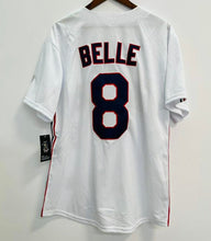 Albert Belle Cleveland Indians Official MLB Majestic 1993 White Jersey