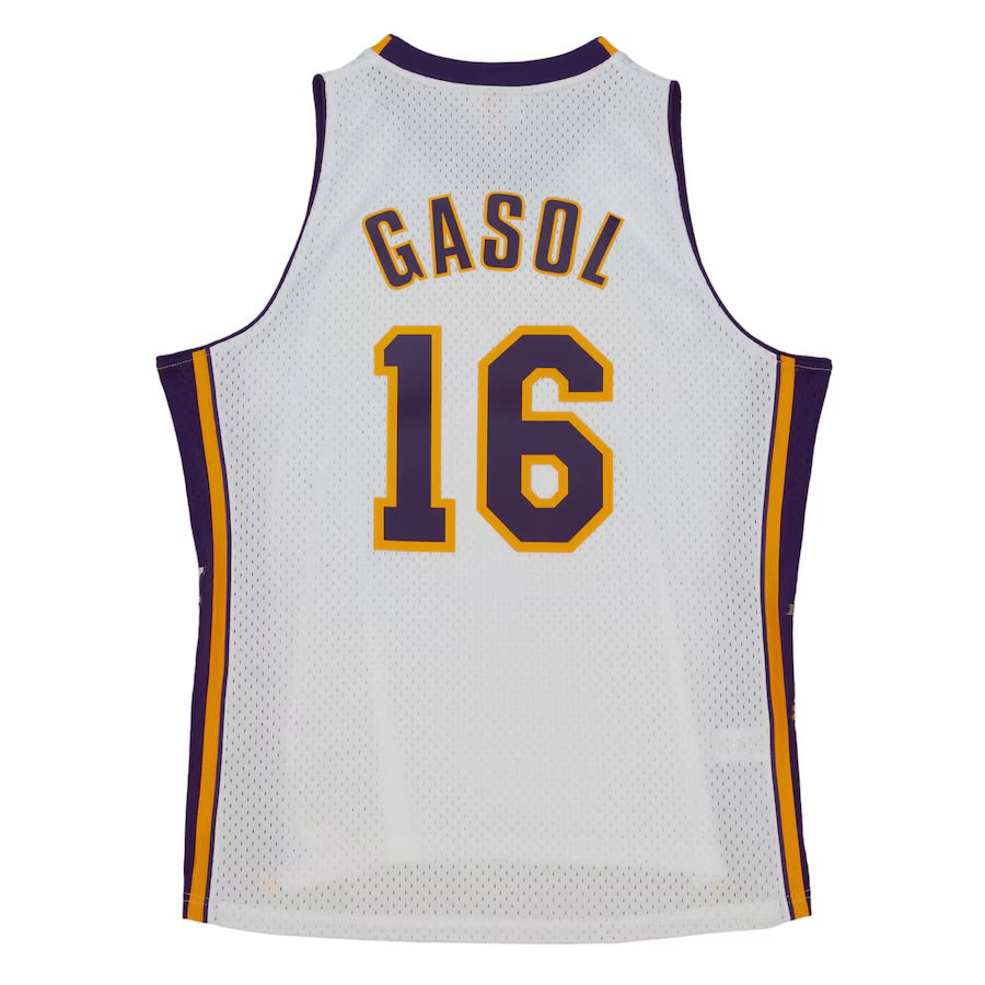 Pau Gasol Los Angeles Lakers Jersey Mitchell & Ness