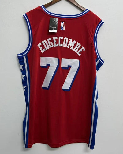 V. J. Edgecombe Philadelphia 76ers Official NBA Jersey Red