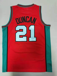 Tim Duncan San Antonio Spurs Jersey orange