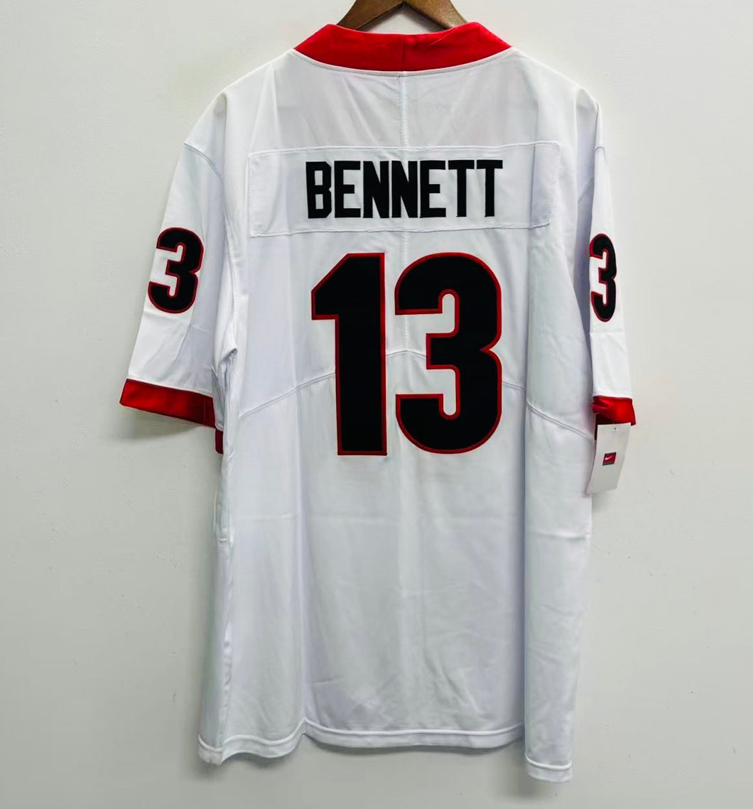 Stetson Bennett Georgia Bulldogs Official NCAA Jersey NIKE white