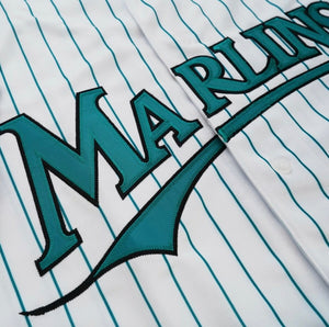 Gary Sheffield Florida Marlins 1997 Official MLB Jersey Majestic white