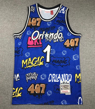 Anfernee Penny Hardaway Orlando Magic Official NBA Mitchell & Ness Graffiti Jersey