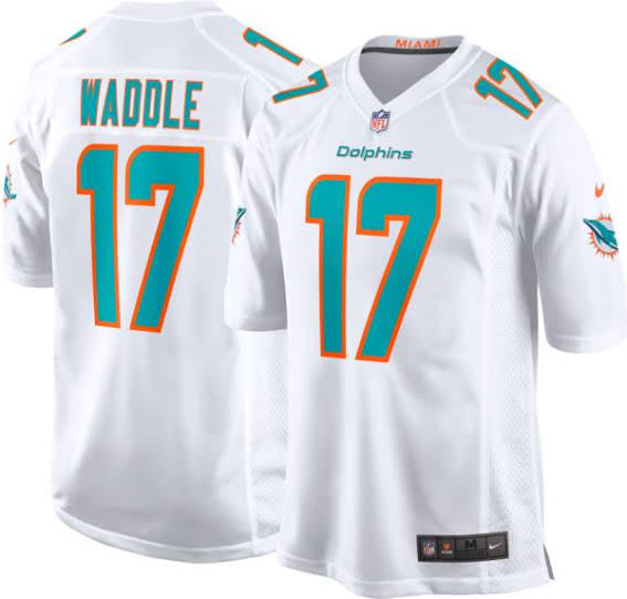 Jaylen Waddle Miami Dolphins Nike Jersey white – Classic Authentics