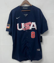 Trea Turner Team USA Baseball Jersey Nike blue