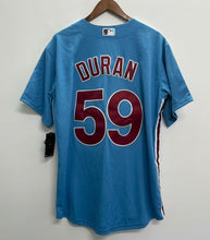 Jhoan Duran Philadelphia Phillies Official MLB Nike retro blue Jersey