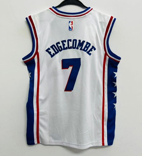 V. J. Edgecombe YOUTH KIDS Philadelphia 76ers Official NBA Jersey