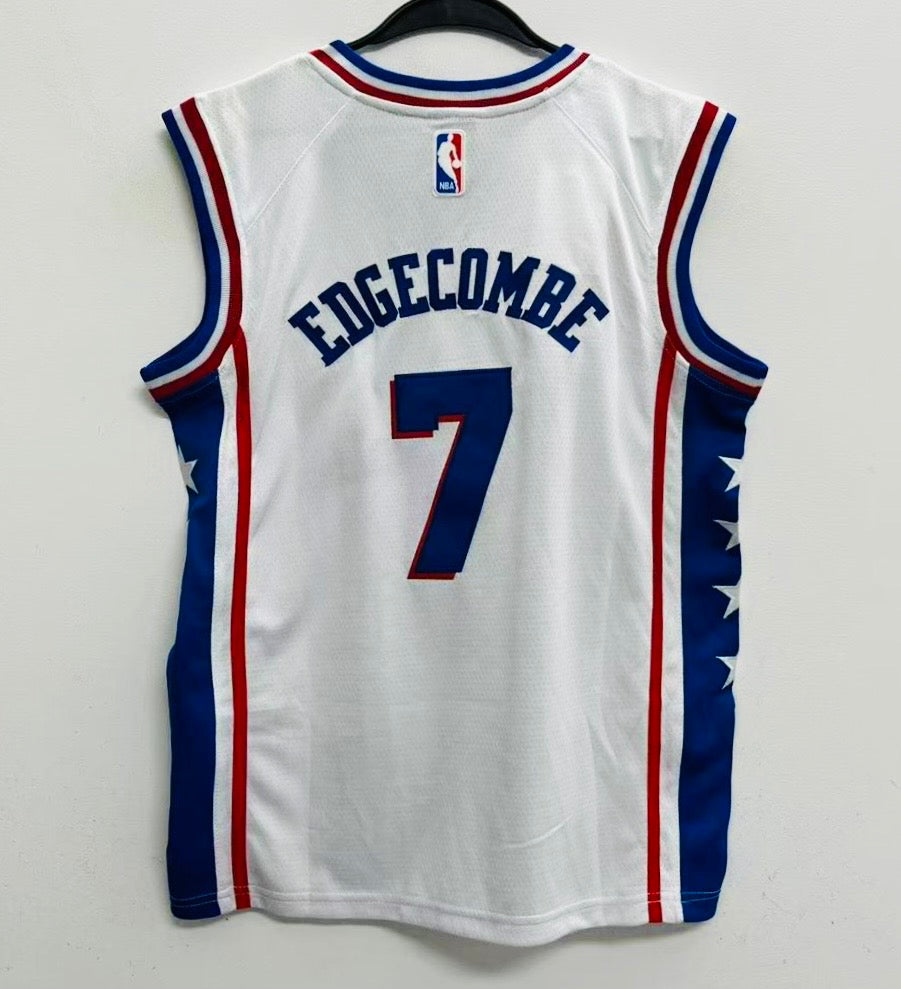 V. J. Edgecombe YOUTH KIDS Philadelphia 76ers Official NBA Jersey