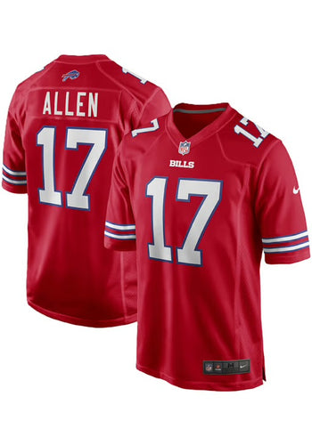 Josh Allen YOUTH KIDS Buffalo Bills Official NFL Nike Jersey red