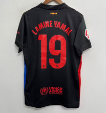 Lamine Yamal #19 Nike Barcelona Soccer Futbol Jersey black