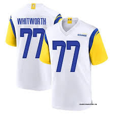 Andrew Whitworth Los Angeles Rams Official NFL NIKE Jersey white
