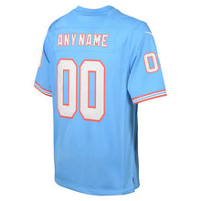 Tennessee Titans Oilers Any Name & Number customized YOUTH KIDS Official NFL retro Jersey
