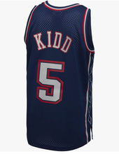 Jason Kidd YOUTH KIDS New Jersey Nets Official NBA Mitchell & Ness Jersey blue