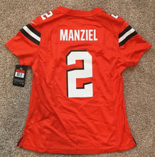 Johnny Manziel Cleveland Browns Official NFL NIKE Jersey Orange