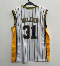 Reggie Miller Indiana Pacers YOUTH KIDS Official NBA Jersey white pinstripes