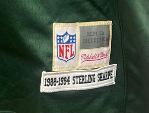 Sterling Sharpe Green Bay Packers Jersey Mitchell & Ness – Classic  Authentics