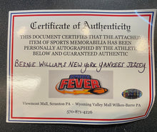 Bernie Williams autographed New York Yankees Nike jersey COA