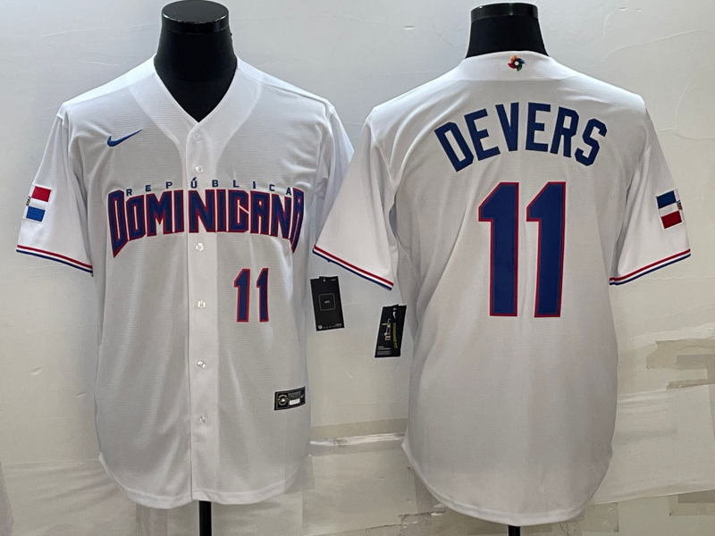 Rafael Devers Dominican Republic jersey Nike