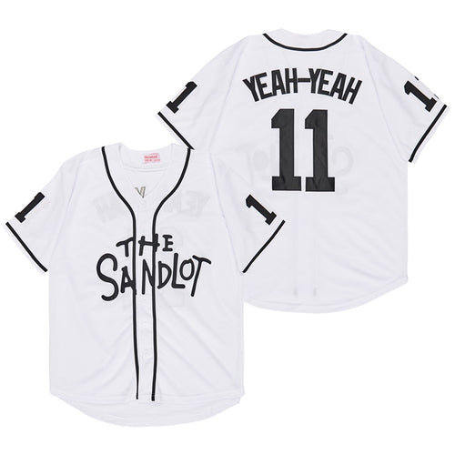 Alan 'Yeah-Yeah' McClennan The Sandlot Jersey white