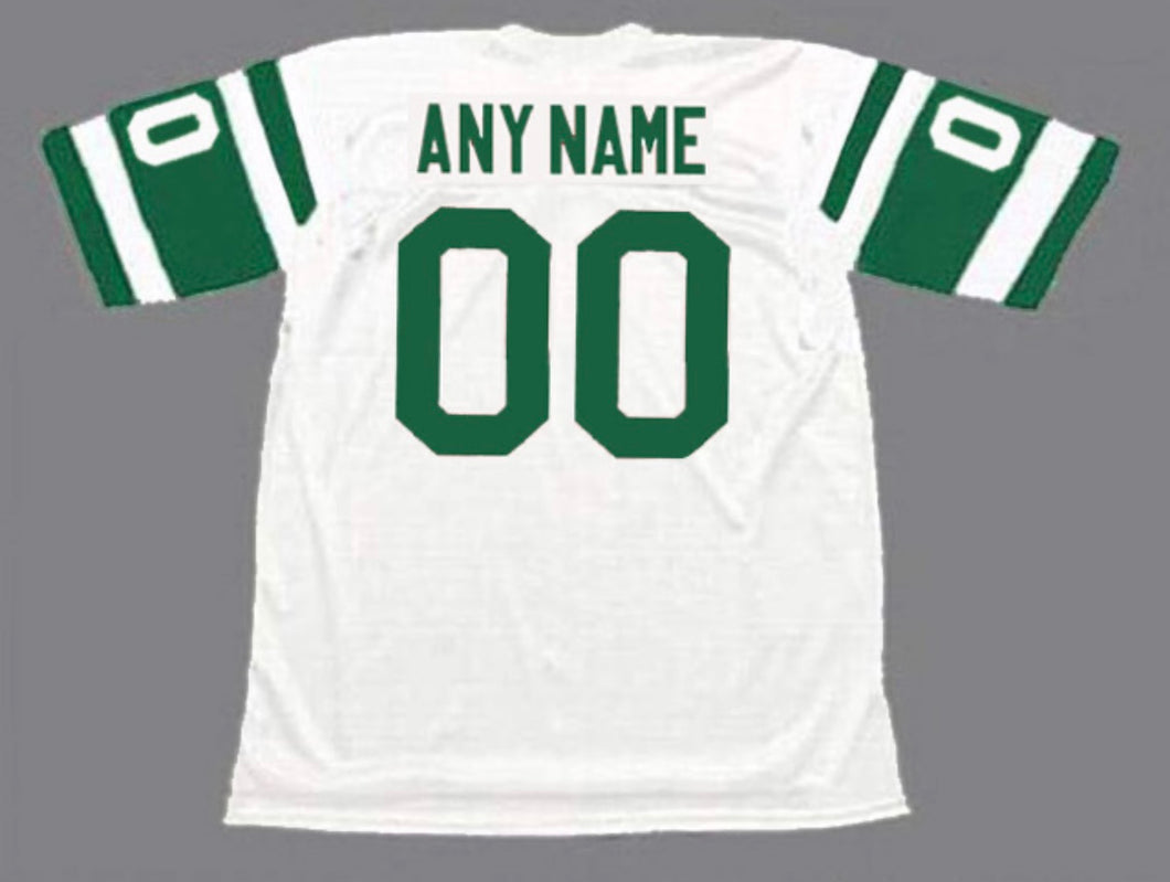 Any name & Number New York Jets NFL customized Mitchell & Ness jersey white