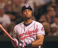 Sandy Alomar Cleveland Indians Official MLB Majestic Jersey gray