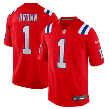 A.J. Brown New England Patriots Official NFL NIKE Jersey RED