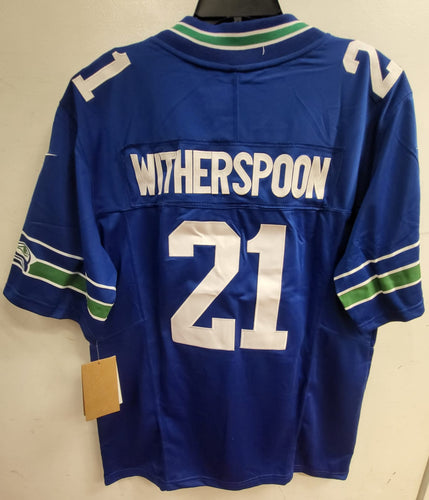Devon Witherspoon Seattle Seahawks Throwback retro Jersey