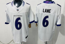 Men's Baltimore Ravens Ja'Kobi Lane Nike Purple Team Game Jersey White